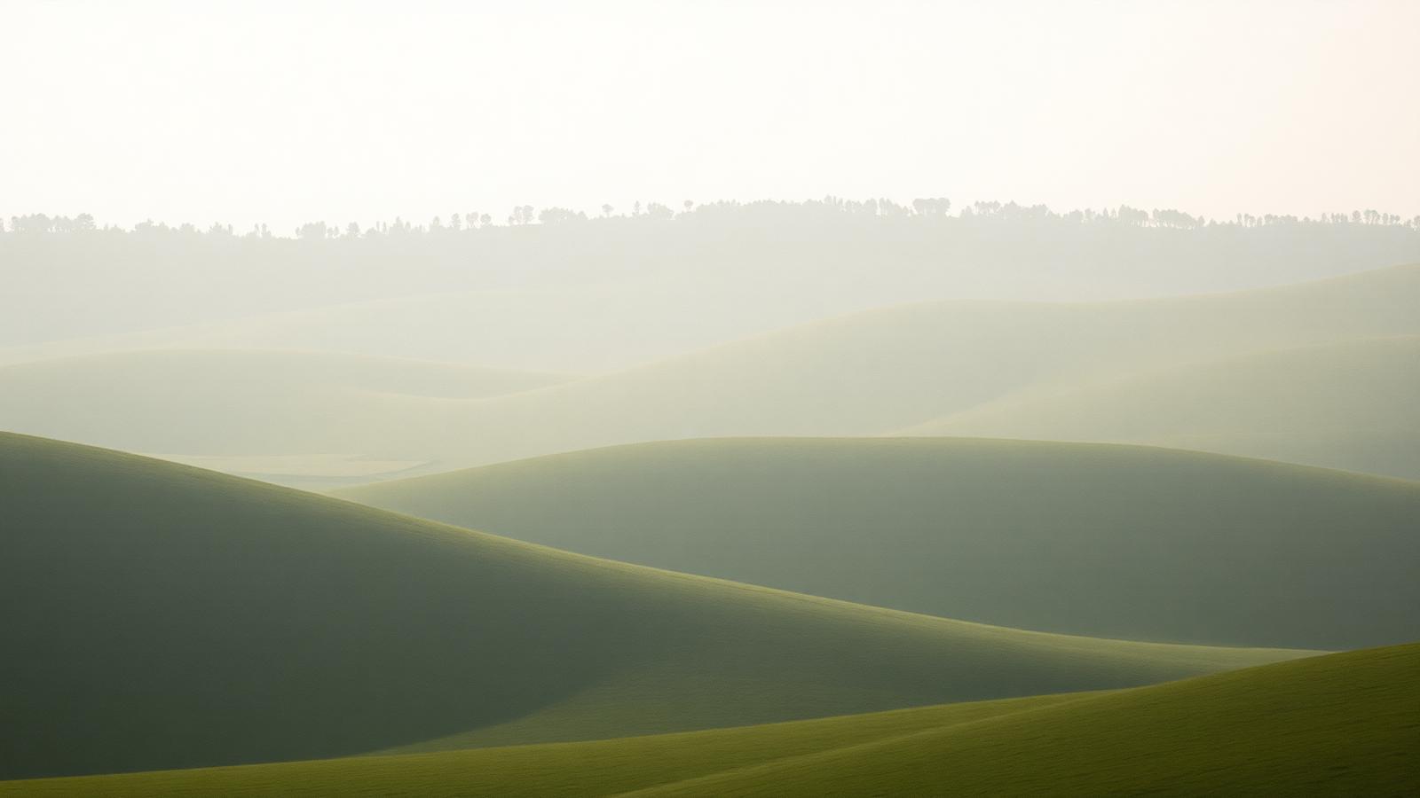 Soft, rolling hills of the Tennessee Upper Cumberland